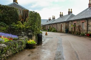 Row houses at Loch Lomond Village