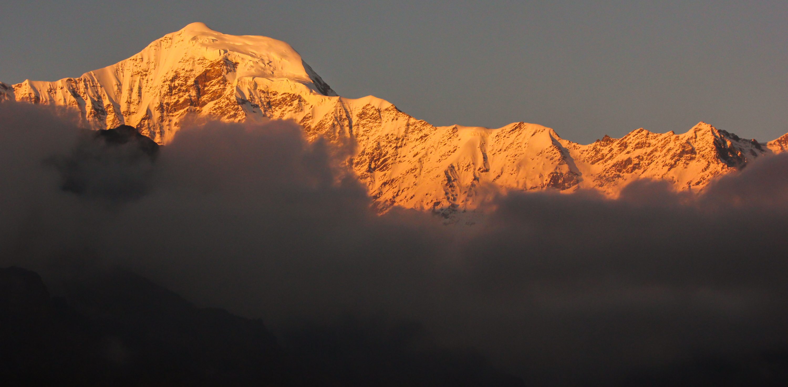 Bandarpoonch Range in Himalayas