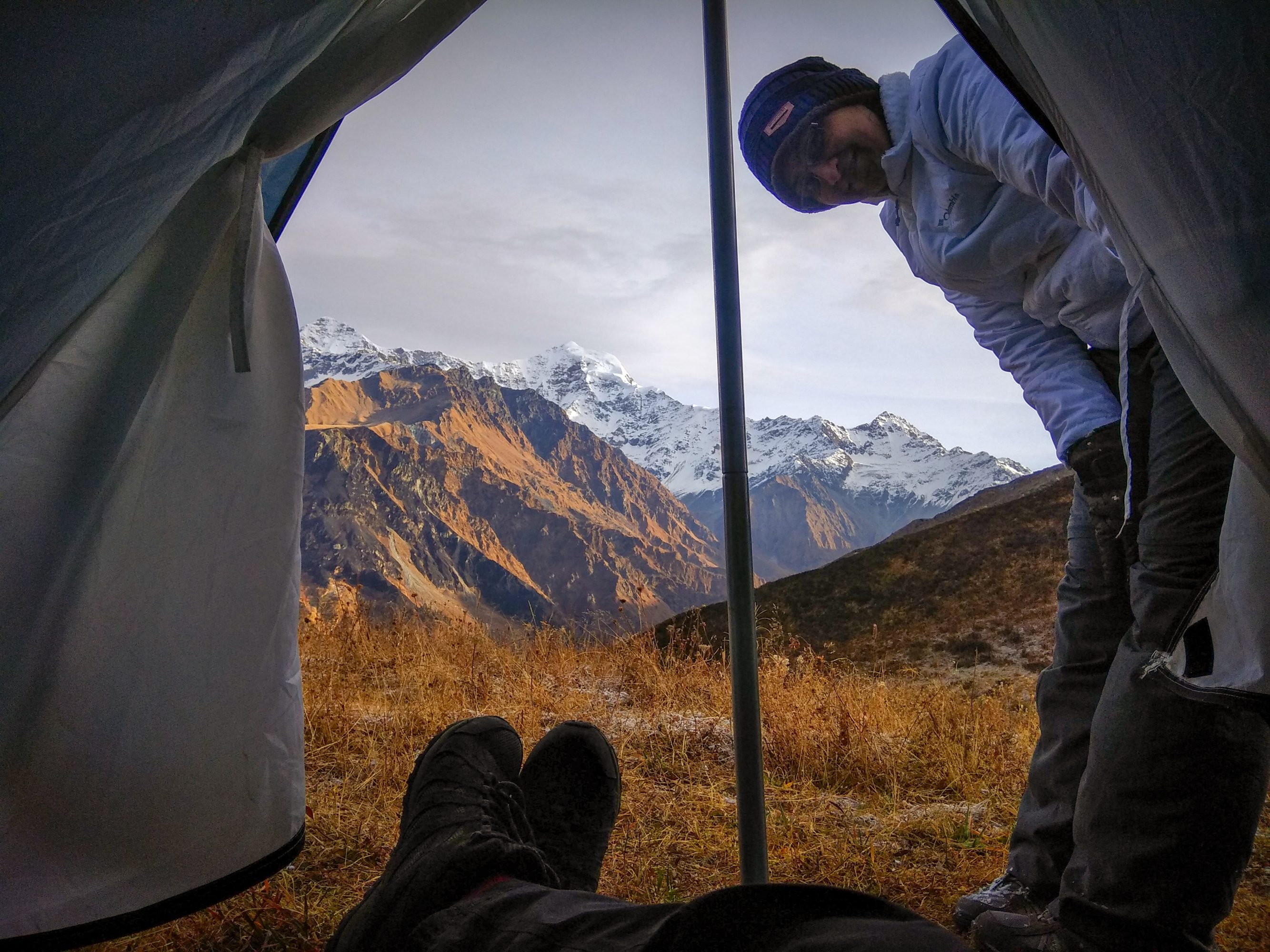 Camping in Himalayas