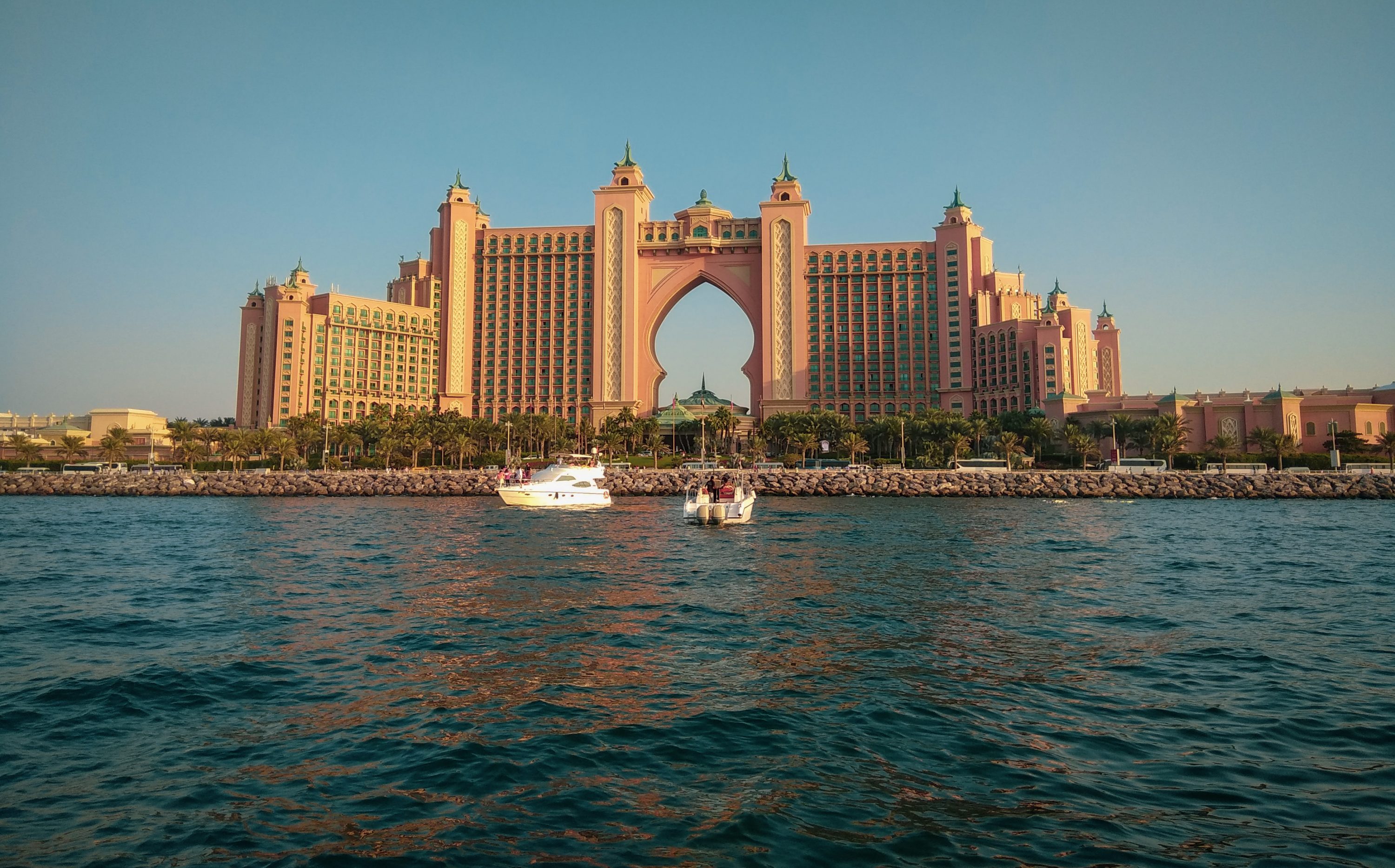 View of Atlantis, The Plam from Yatch