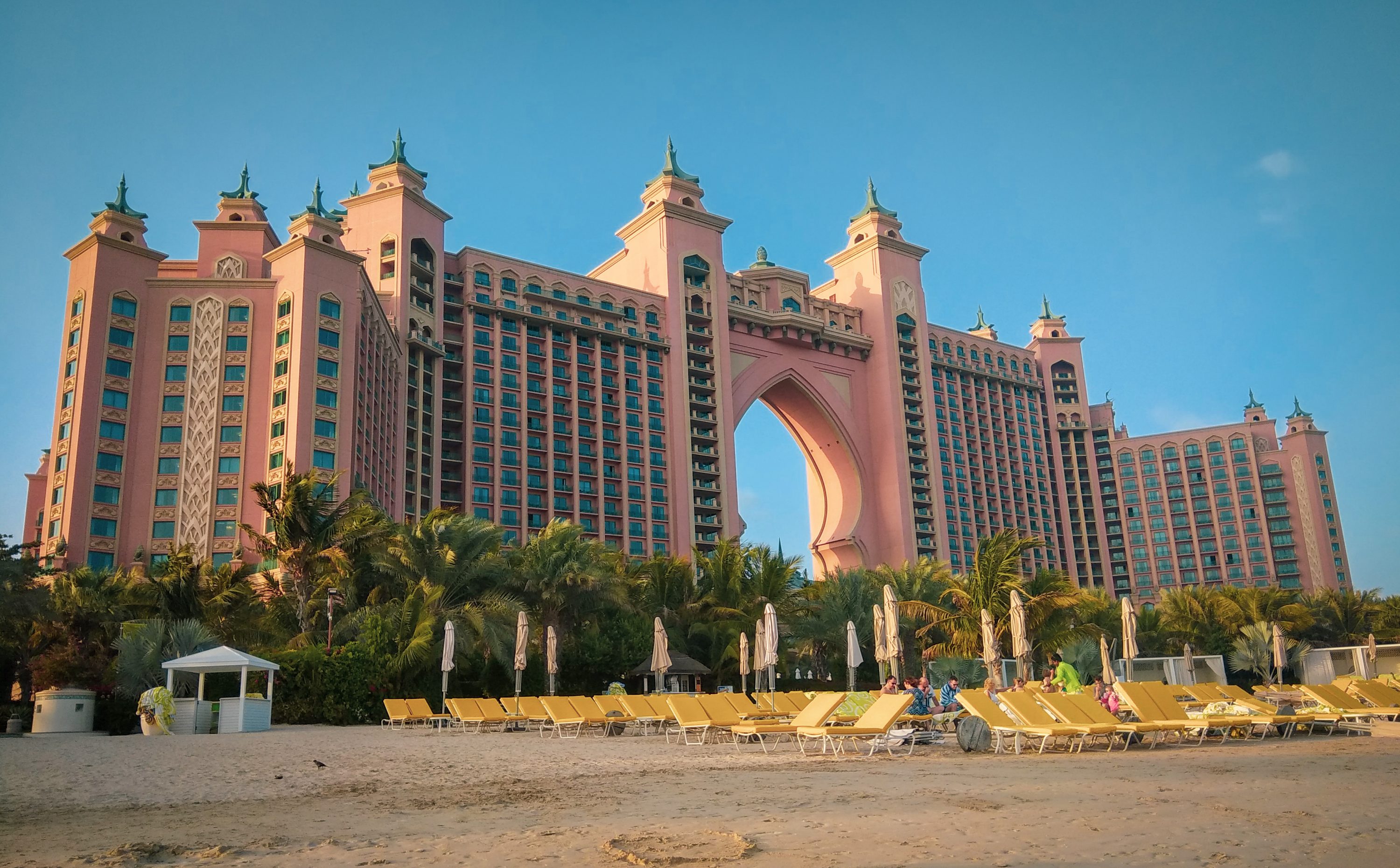 View of Atlantis from Imperial Club Beach