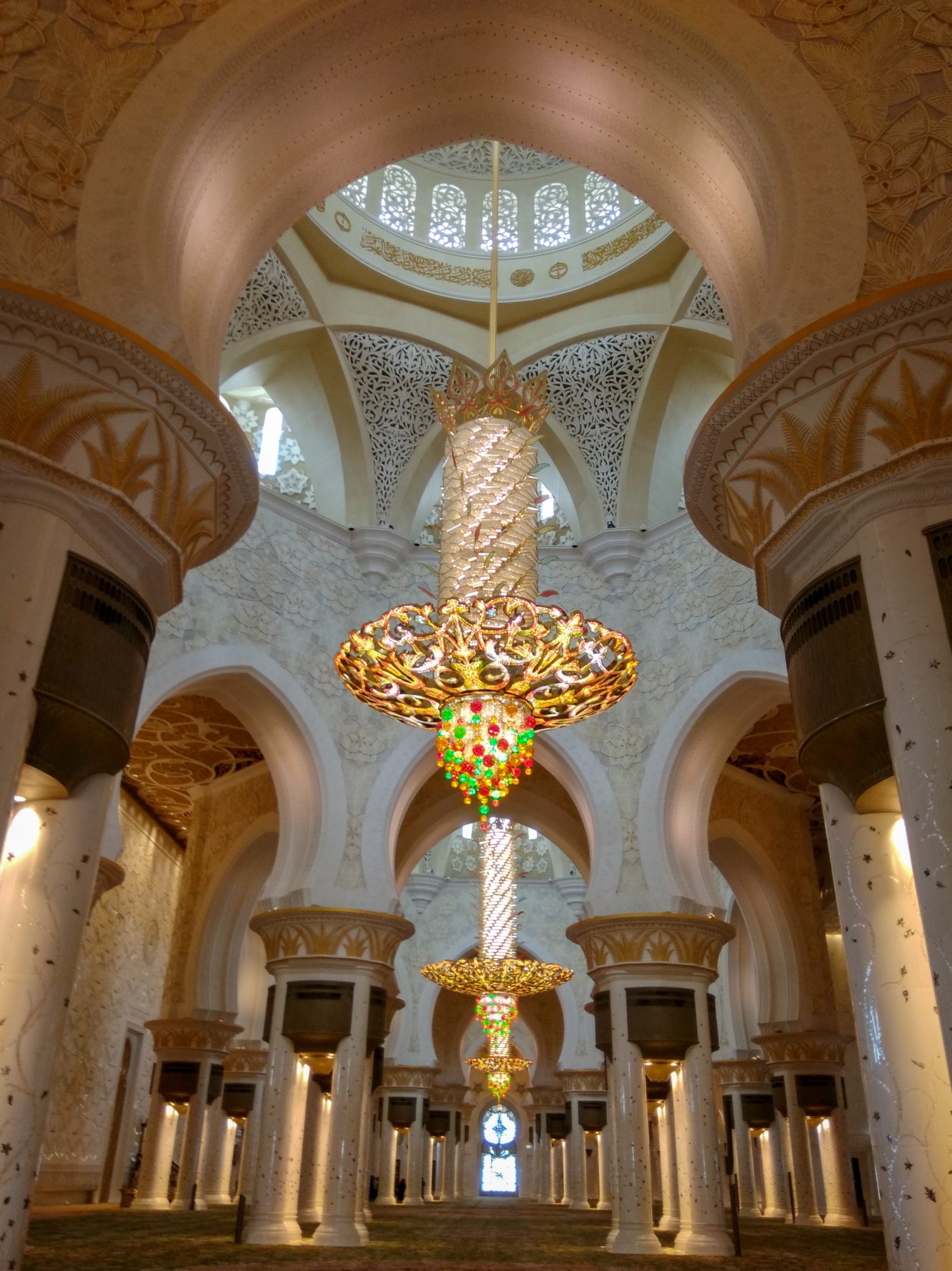 Chandelier in Sheikh Zayed Mosque, Abu Dhabi